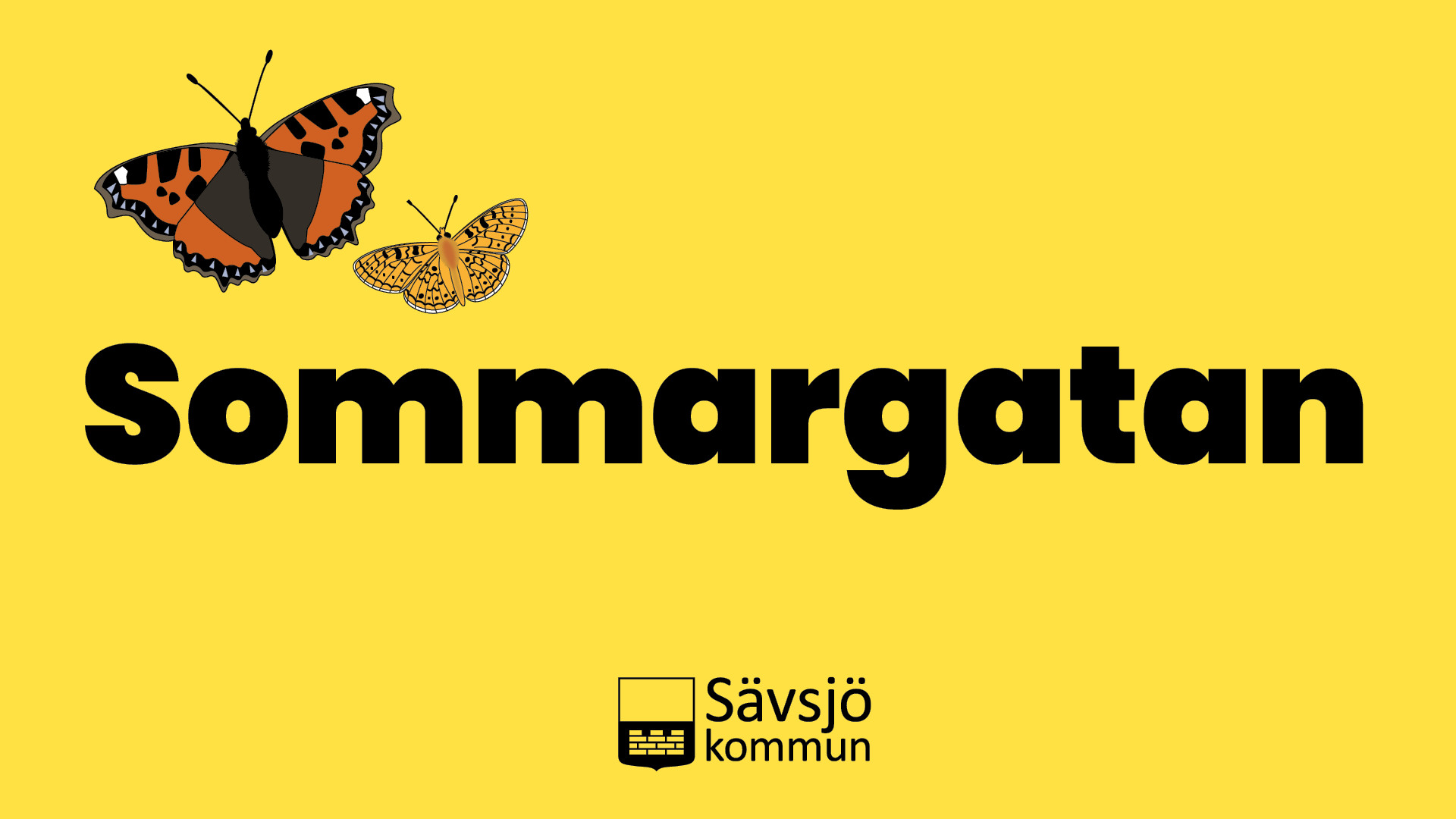 dekorationsbild sommargatan