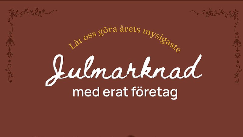 inbjudan julmarknad 2026